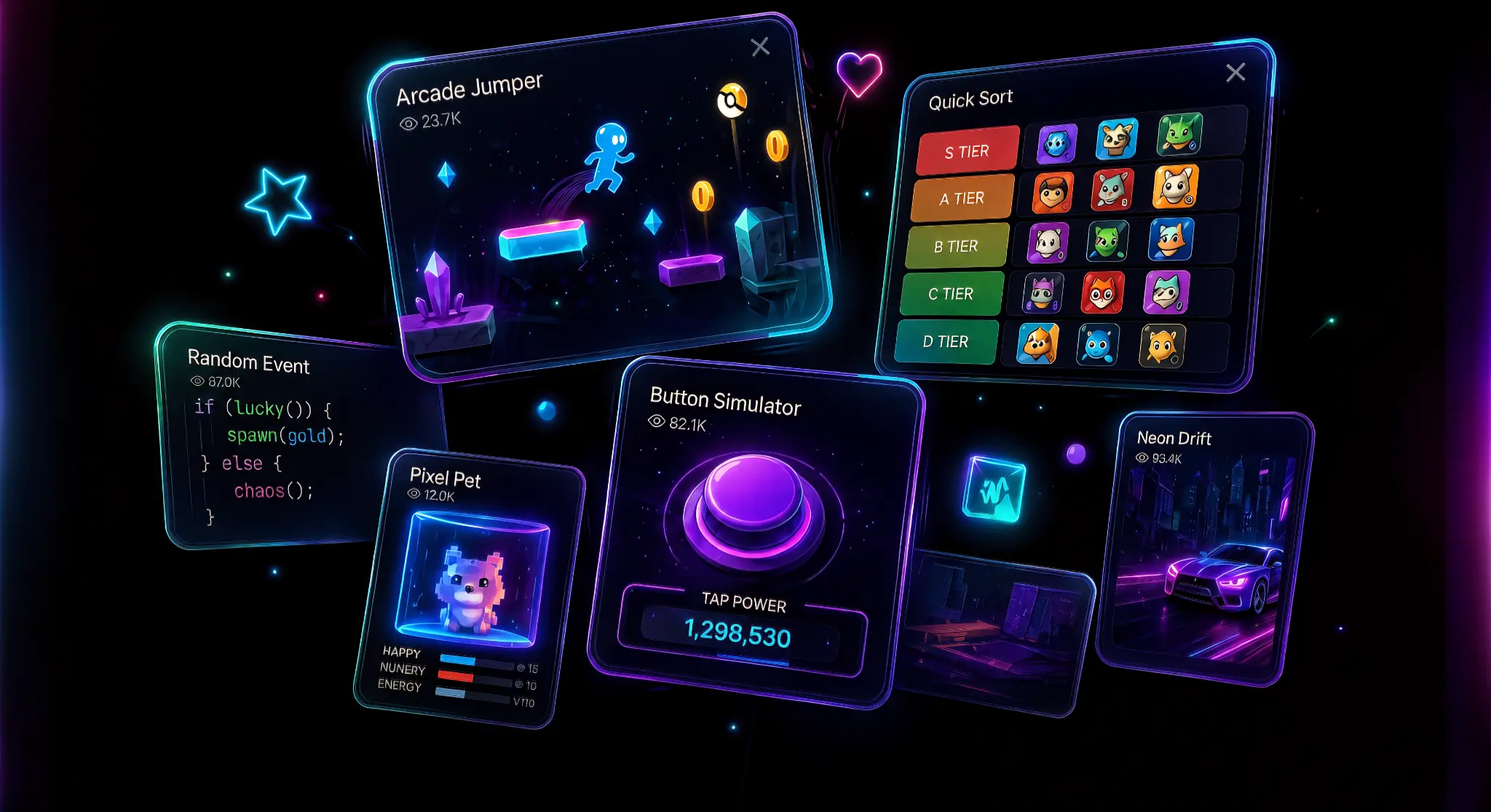 Play free online mini-apps on Sekai